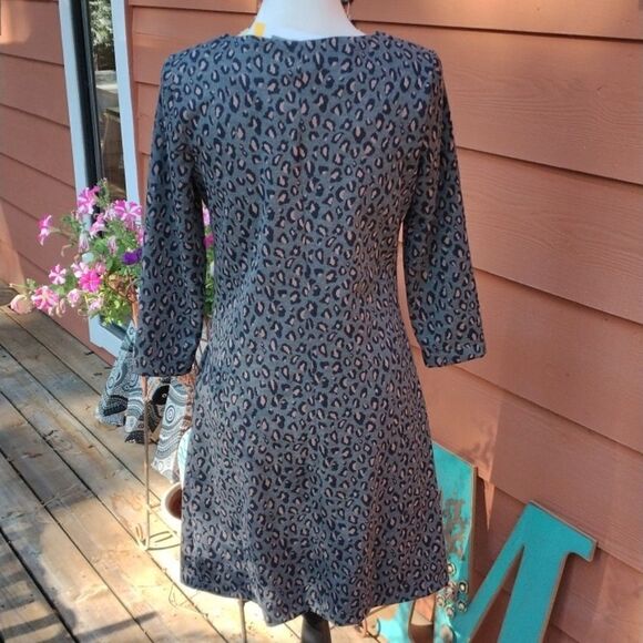 NWT Nicole Miller Original Knit Animal Print Dress - Picture 5 of 11